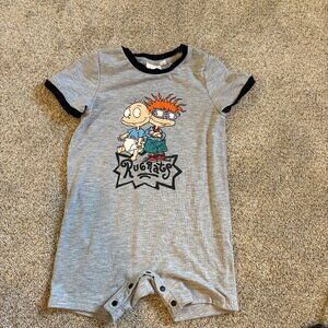 Nickelodeon RugRats One piece Romper Grey Size 2-3 yr Toddler